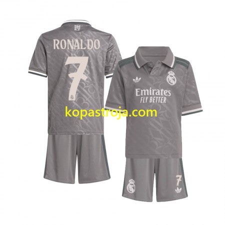 Billiga Fotbollströjor Real Madrid Cristiano Ronaldo 7 Barn Tredje tröja 2024/25 Kortärmad